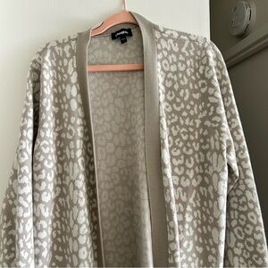 Cheetah print duster